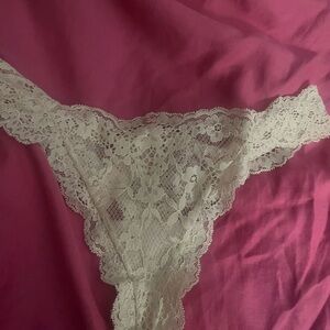 Victoria's Secret White Lace Panties